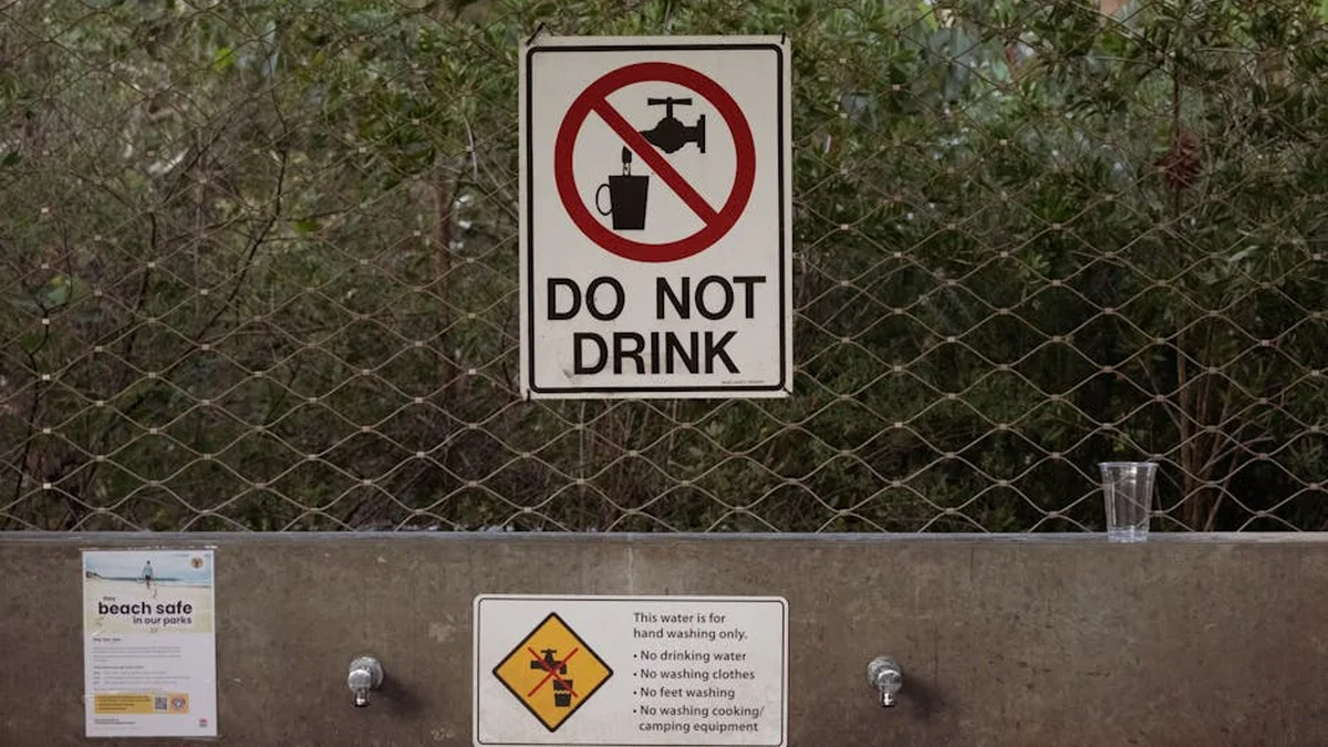 At the court, because they did not want to serve her tap water