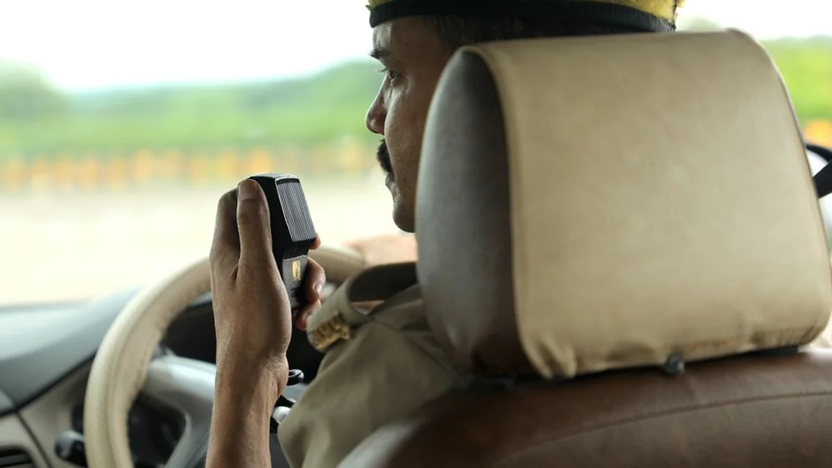 Beginner driver was running at 111 km/h through the village