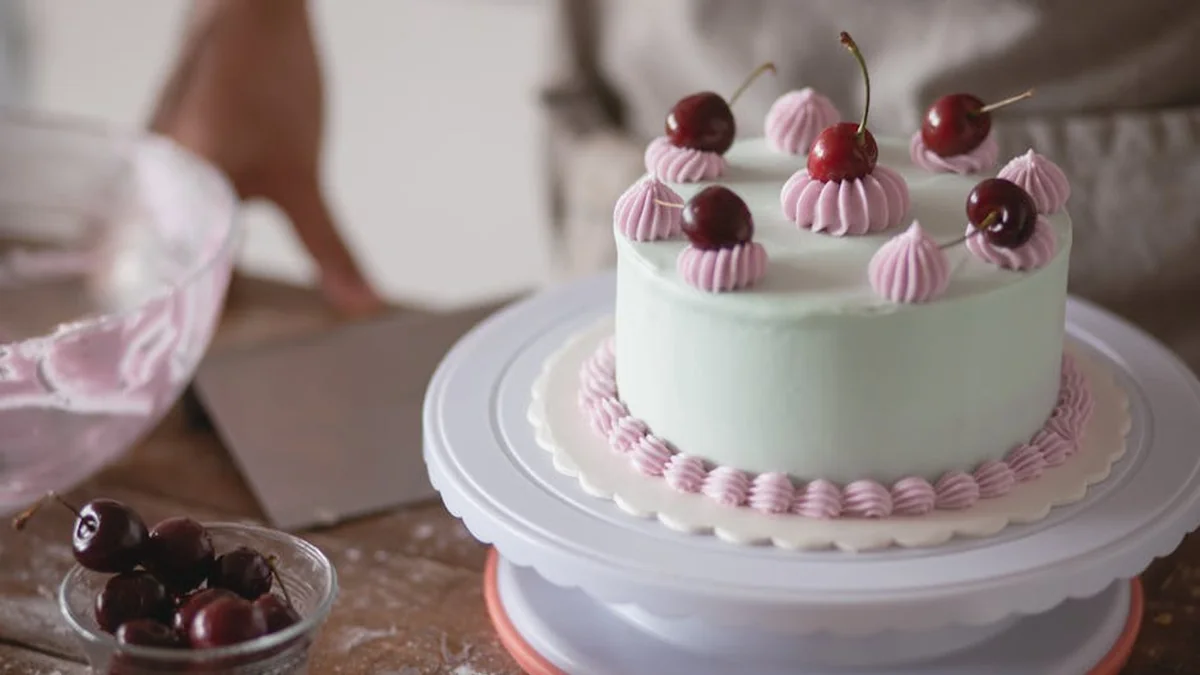 When cherries are in season, we bake just this delicious cake from the cake pan