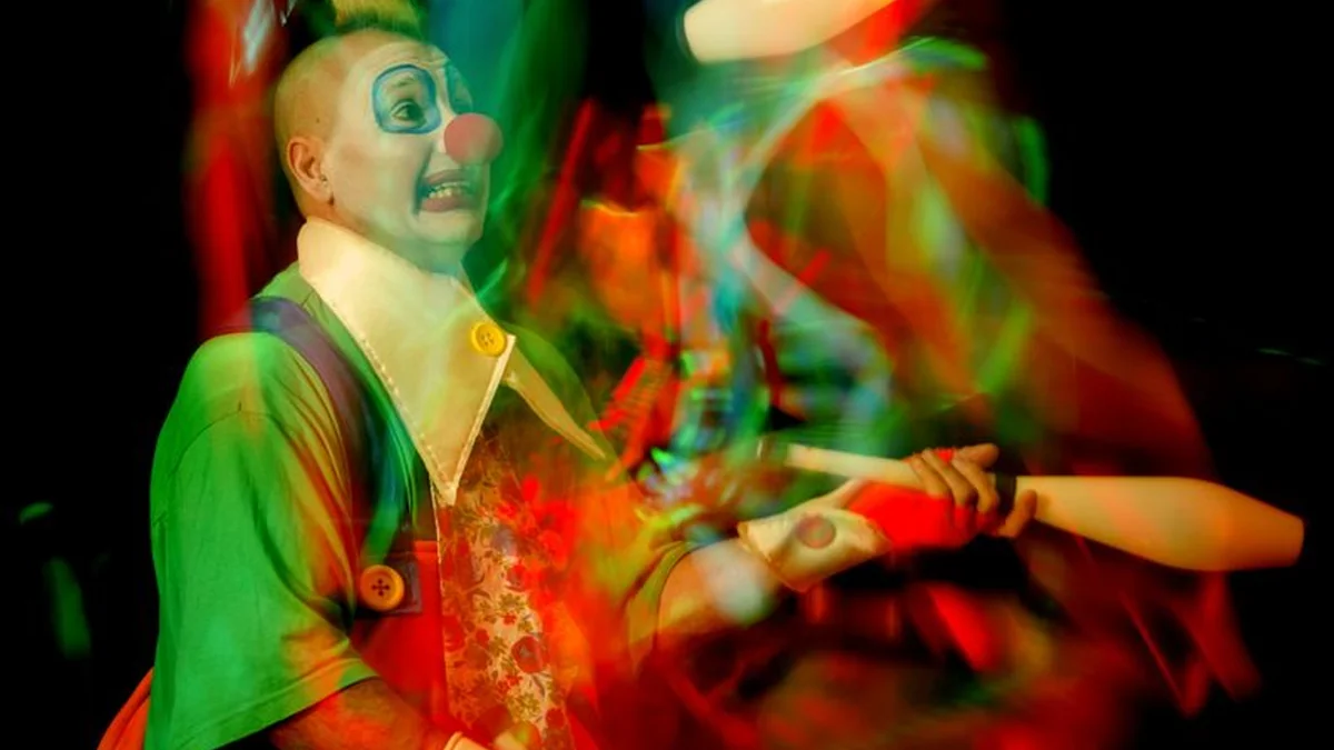 He stabbed a 78-year-old man to death while disguised as a clown